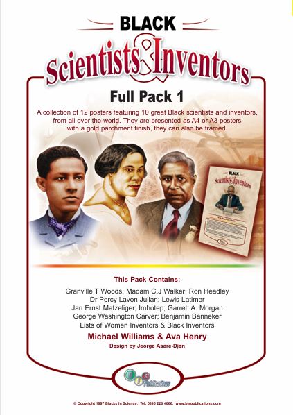 A4' Black Scientists & Inventors Full Pack 1